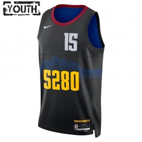 Dres Denver Nuggets Nikola Jokic Nike 2023-24 City Edition Crno Swingman - Dječji